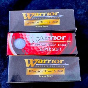 WARRIOR GOLF BALLS. NWT